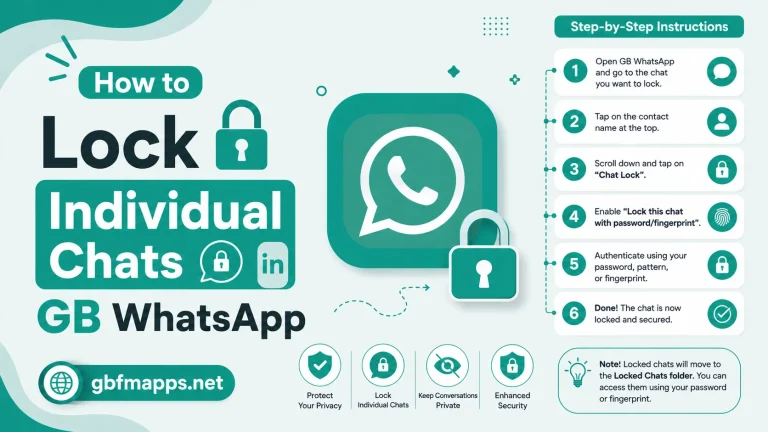 How to lock individual chats on GB WhatsApp